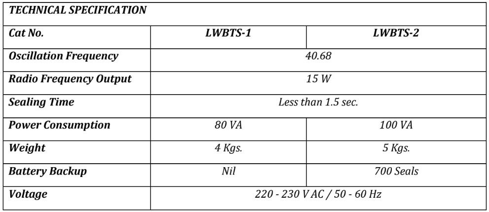 Technical Specification